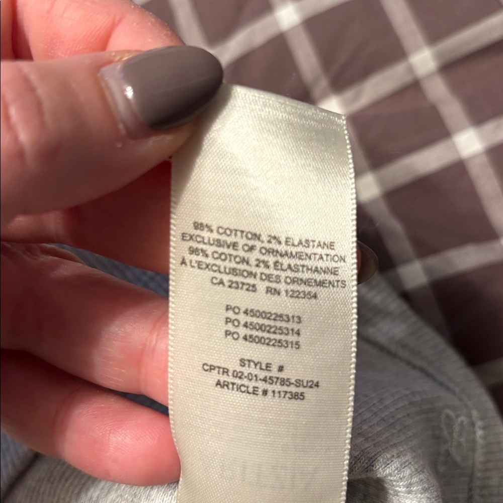 BNWT aritizia Sunday best Lundi cropped tank- XL - Picture 6 of 7